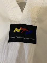 World Taekwondo Federation Size 5 190 cm WTF Uniform Shirt Official