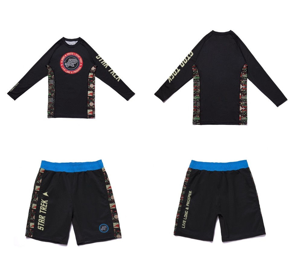 Albino and Preto Batch #100: Star Trek RashGuard & Short (Set) No Gi Collection