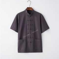 Chinese Tradition Martial Arts uniform Kung Fu Tai chi cotton linen Tang Suit