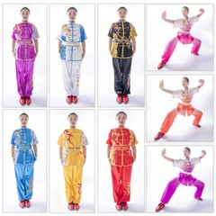 Silk Professional Kungfu Taichi Uniform Martial Arts Wushu Suit Dragon 130~185cm