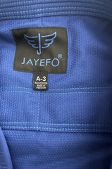Jayefo Men A3 Royal Blue Jiu-Jitsu Gi Uniform With White Belt New