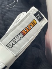 Elite MMA black Brazilian Jiu-Jitsu (BJJ) gi uniform