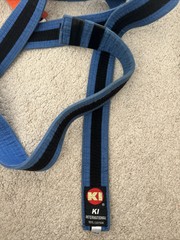 ki international Belt 100% Cotton Blue No Size