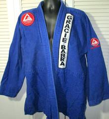GRACIE BARRA Official Kimono~Blue~Size Men’s A-4~Preowned