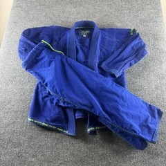Fuji Suparaito Jiu Jitsu Gi Kimono Mens Large Blue A3 BJJ Jacket Pants Set