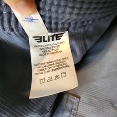 Elite Kids Uniform & Belt Gray Brazilian Jiu Jitsu Martial Arts Boxing Size C00