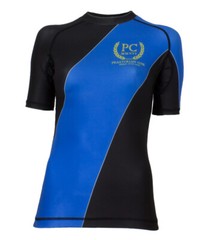 Ranked Rash Guard Short Sleeve Blue (Womens)