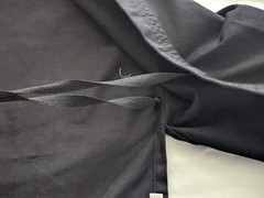 Martial Arts Robe Uniform WKSA Kuk Sool Won Korean Black Poly Cotton Size 4