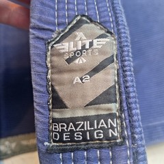 Jacket & Pants (2 Pc Set) Karate Elite Sports Brazilian Design A2 Navy -Preowned