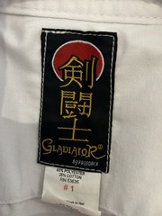 Gladiator by ProForce Karate Gi Jacket White Size #1