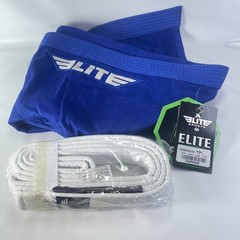 Elite Sports BLUE IBJJF BJJ Brazilian Jiu Jitsu Gi Kids C0 (Top & Belt) No Pants
