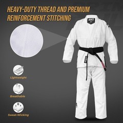 BJJ Gi for Men & Women – Brazilian Jiu Jitsu Preshrunk Martial Arts