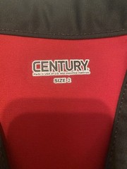 Century Martial Arts Karate Taekwondo Uniform Set Red Black Size 2