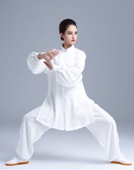 Summer Tai Chi Clothes Wrinkle Free Wushu Clothing Kung Fu Dress Martial Art