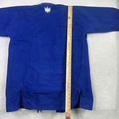 KINGZ Kimonos Kore GI Blue Long Sleeve Size F4 Jiu Jitsu BJJ MMA