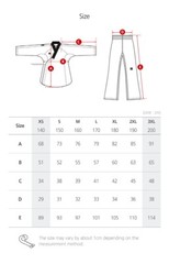 MOOTO 3FW-2 Female Demonstration Uniform Red Blue 3F 2 Performance Color Dobok