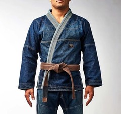 Denim Dark Selvedge BJJ Gi | Jiu-Jitsu Kimono 350/450 Top Quality Gi in All Size