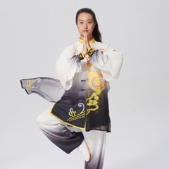 Martial Art Uniform Wushu Clothing Tai Chi Clothes Kung Fu Dress Unisex Women