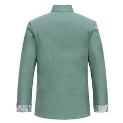 Mens Traditional Chinese Tang Suit Coat Jacket Kung Fu Wingchun Uniform Tops New