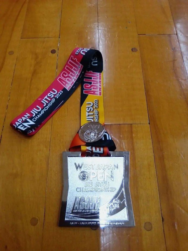 Brazilian Jiu Jitsu Silver Medal ASJJF West Japan Open BJJ Martial Arts
