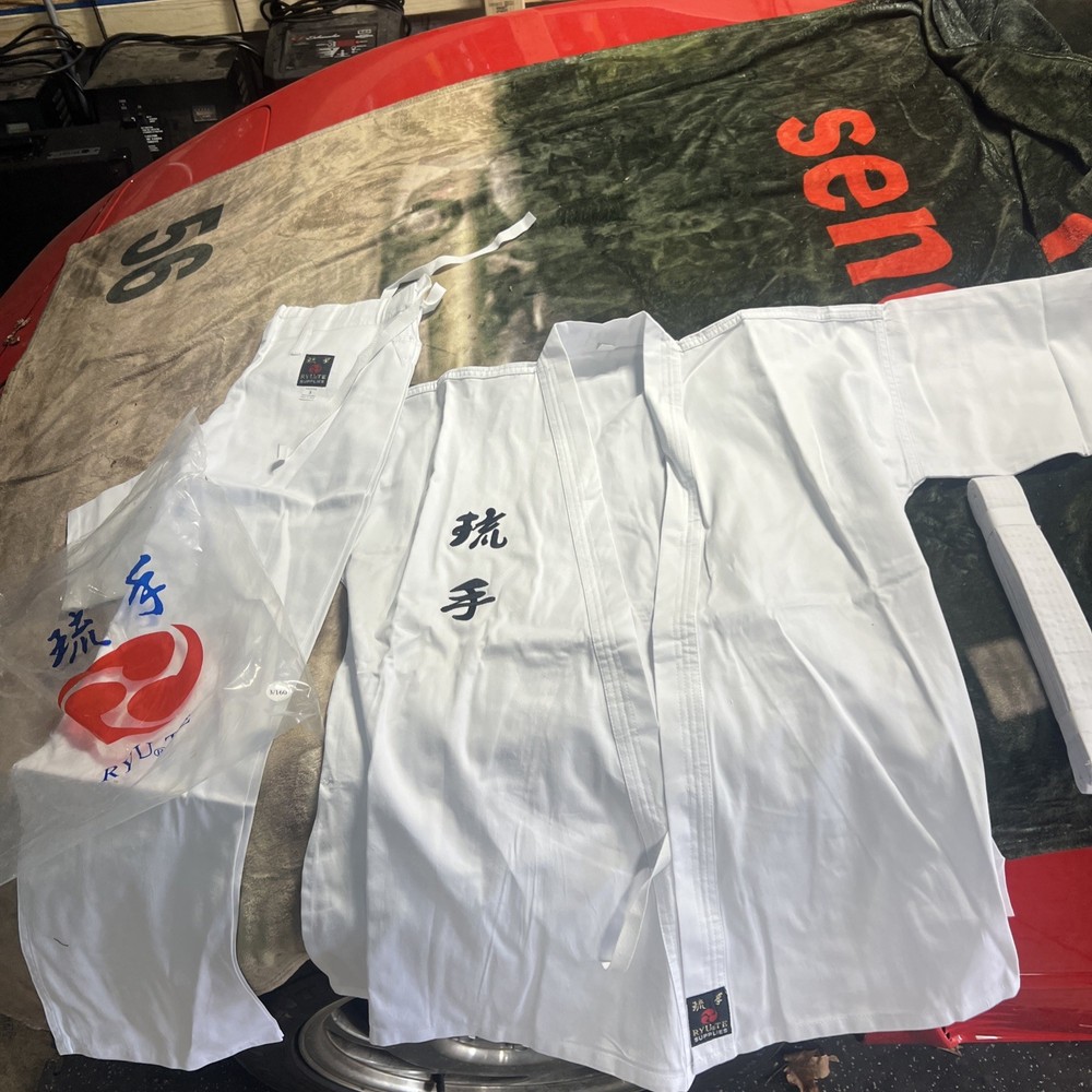 Karate Gi Kimono Top And Bottom Set