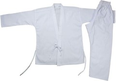 Professional White Karate Uniform for All Sizes Includes Free Belt with Purchase