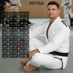BJJ Gi for Men & Women – Brazilian Jiu Jitsu Preshrunk Martial Arts