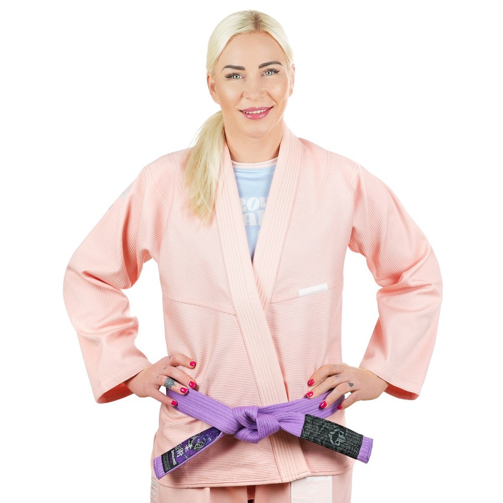 Ground Game Kimono Gi Women’s Bjj Jiu Jitsu Gamer Peach