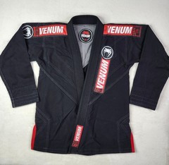 VENUM Elite Jiu-Jitsu Kimono Gi Uniform Set Black Red Size A2 w/ Bag EUC