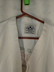 Sz 7 Tae Kwon Do Gi W/ SS Rash Guard All Nwot (CC5)