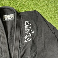 Venum Contender A2.5 Elite Brazilian JIU-JITSU Gi Solid Black Adult Unisex M/L