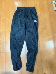 Mizuno Sauna Suit Set XL Black Gray Weight Loss Training Wear Japan Used