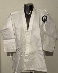 Martial Arts Uniform Quest Martial Arts White Gi, Pants and Belt Size 6 200cm