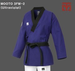 MOOTO 3FW-2 Female Demonstration Uniform Ultra Violet 3F 2 Performance Dobok