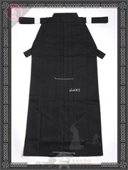 Aikido Uniform Cotton Pants Kendo Hakama Black Japan Samurai Traditional Adult