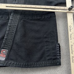 Fuji Gi Top Childrens Size C1 Black BJJ Jiujitsu Grappling Kids Youth Active