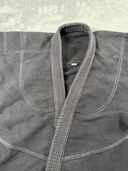 Your Jiu Jitsu Gear Gi Coat Adult Sz A2 BJJ Jacket Top Black 100% Cotton Kimono