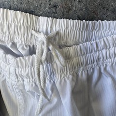 Adidas Size 190 White Taekwondo Karate Pants Martial Arts Elastic Waist NWOT