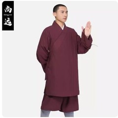 Kung Fu Cotton Linen Buddhist Monk Tai Chi Shaolin Temple Set Meditation Uniform