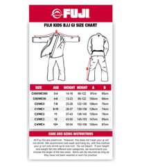 Fuji Gi Top Kids 00 4 – 6 Years Old Blue Youth Boys Brazilian Jiu Jitsu Sports