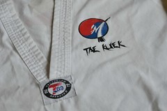 Vintage Taekwondo Approved Uniform Shirt Gi – Tae Kuek logo