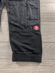 Tatami Fightwear Embroidered Pants Mens A3 Black Jiu Jitsu Bottom Cotton