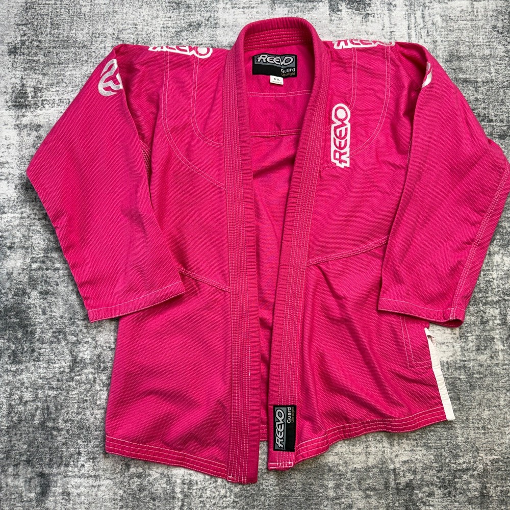 REEVO Gi Adult A1L Pink Ultralight Guard BJJ Jiu-Jitsu Martial Arts Uniform