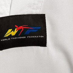 adidas Taekwondo WTF Approved Uniform Dobok Black-V