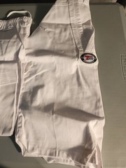 12 oz Heavyweight Cotton Martial Arts Uniform Gi – Taekwondo Approved size 0