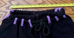 Sanabul martial arts Gi uniform top pants Ju Jitsu black purple size W1