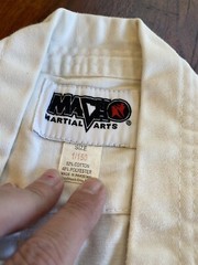 Lot of 3 Macho Karate Martial Arts Uniform Belts Used 120/140/150 5 Belts! Youth