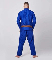 Martial Sports Essential Kids Brazilian Jiu Jitsu Gi Uniform – Blue – Free Belt