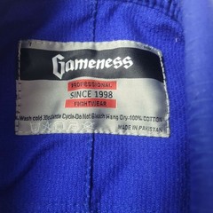 Gameness Air Jiu Jitsu Kimono Gi BJJ Mrtial Arts for Training Blue Size A1 Used