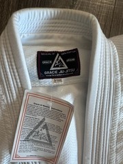 NWT Gracie Brand Jiu-Jitsu Official Gi Top Only Uniform Adult 3/160 JACKET ONLY